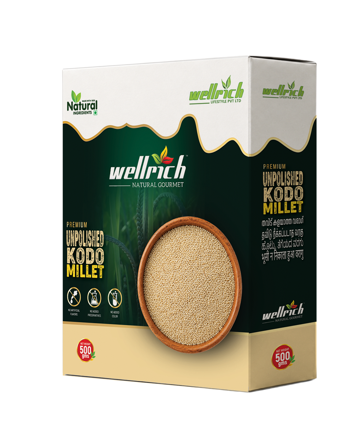 Unpolished Kodo Millet